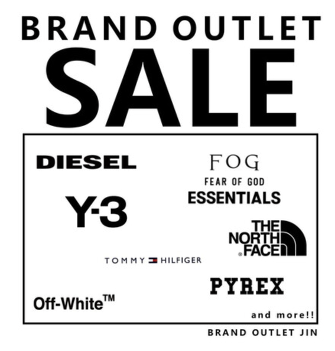 2021年9月25日・26日の2日間限定『イオンモール上尾』で『BRAND OUTLET SALE』開催！注目のハイブランドやストリートブランドが多数…